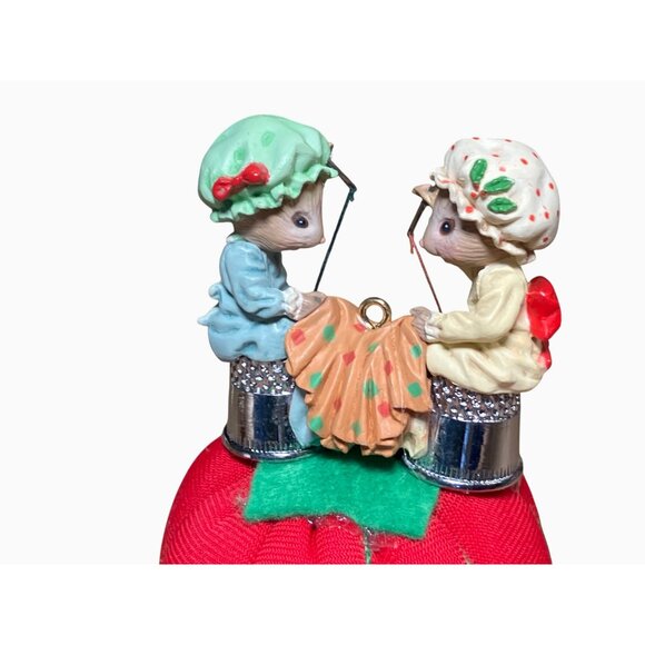 Enesco 1990 You're Sew Special Ornament First In Best Friends Series Limited Edi - Picture 6 of 16